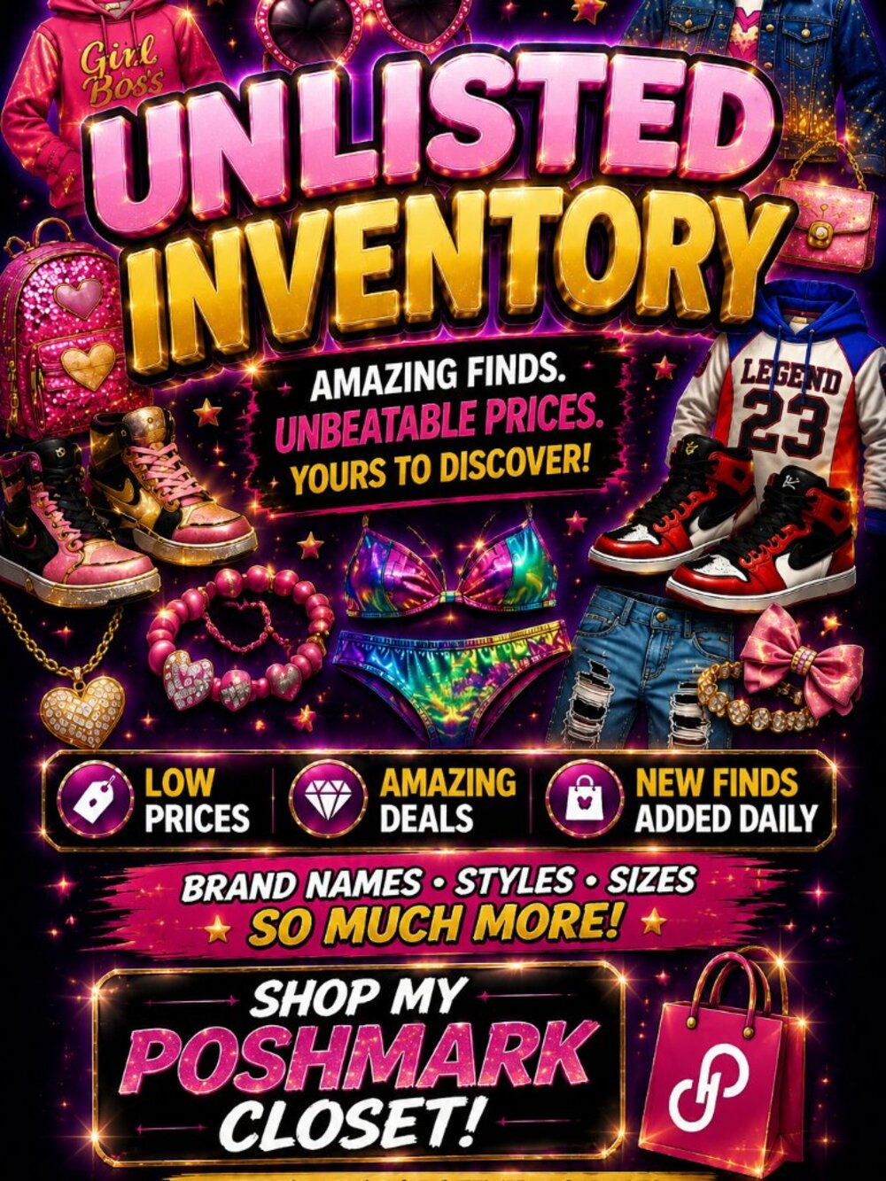 ✨🛍️ UNLISTED INVENTORY ALERT! 🛍️✨